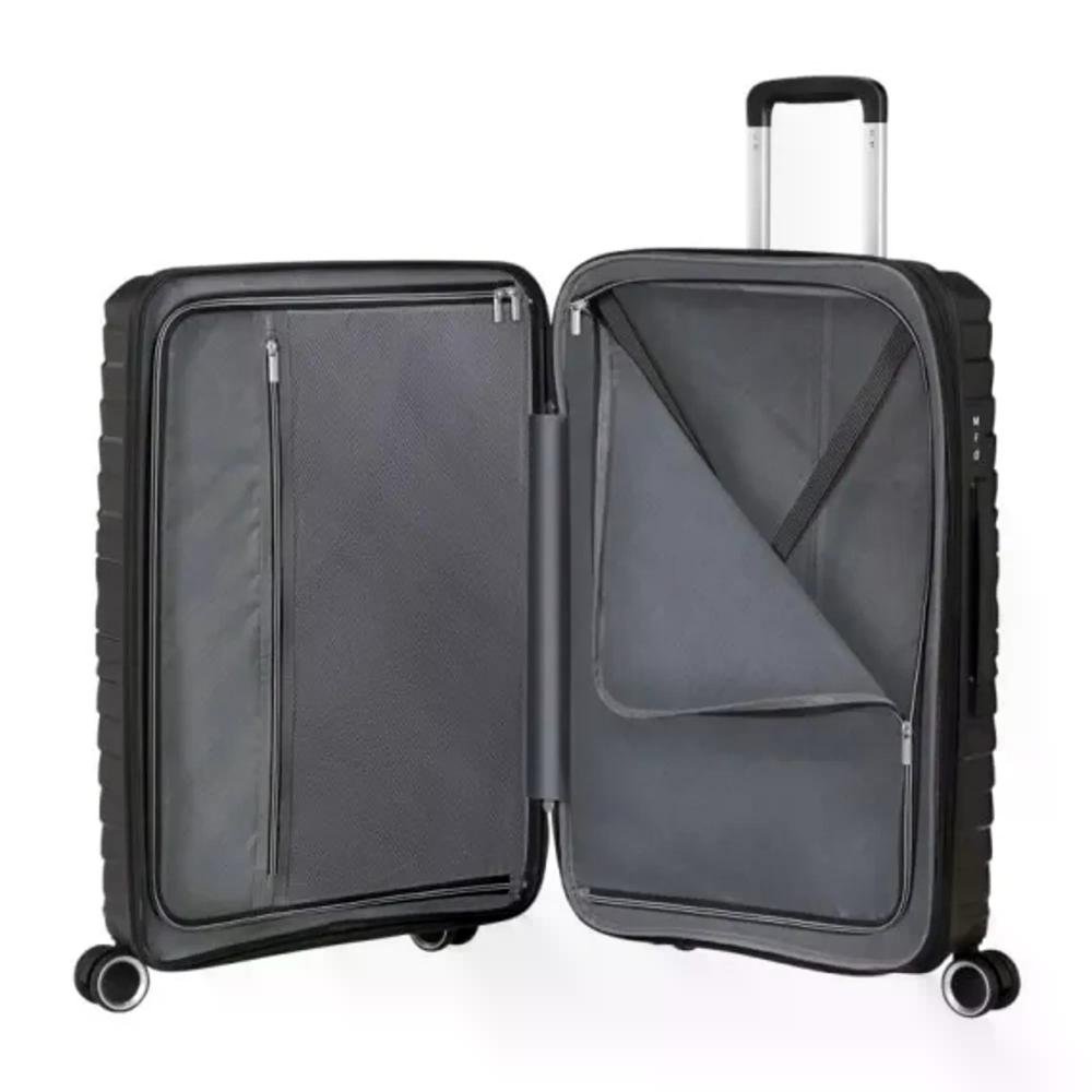 Mala Média 23kg Polipropileno Rodas Giro 360º FlyTwisty American Tourister Preto 6