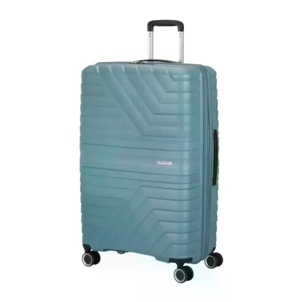 Mala Grande 32kg Polipropileno Rodas Giro 360º FlyTwisty American Tourister Azul 11