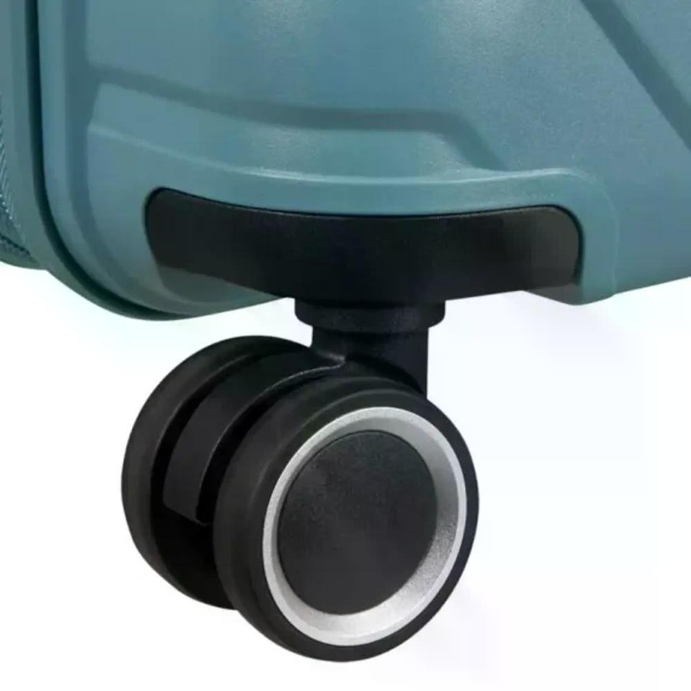 Mala Grande 32kg Polipropileno Rodas Giro 360º FlyTwisty American Tourister Azul 3