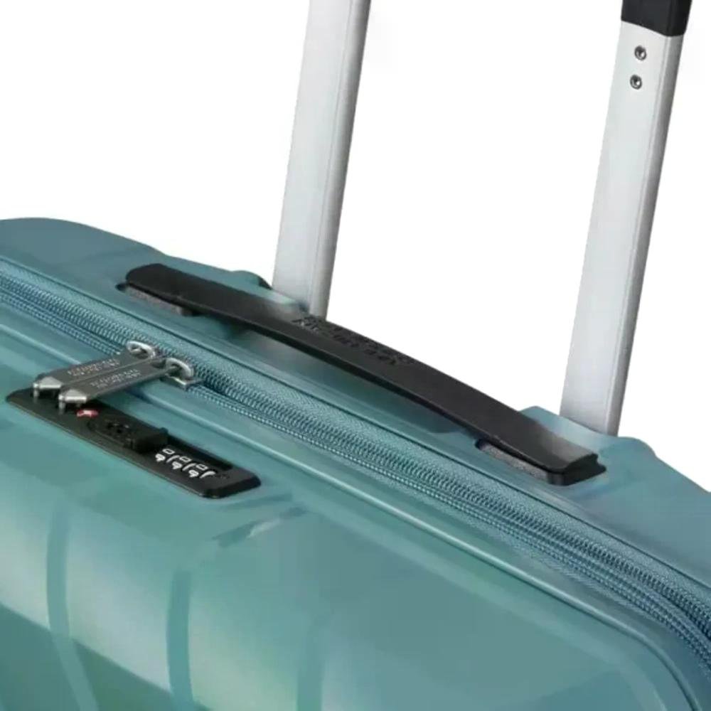 Mala Grande 32kg Polipropileno Rodas Giro 360º FlyTwisty American Tourister Azul 5