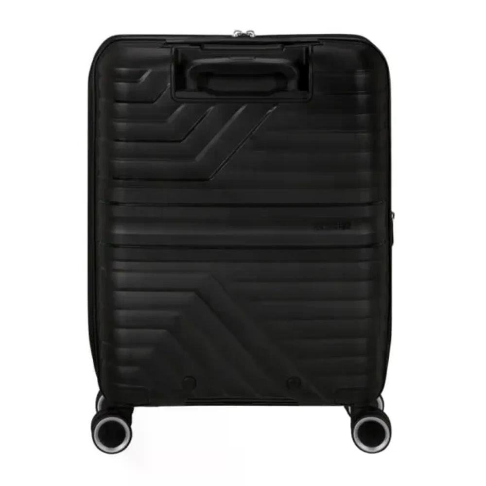 Mala Pequena de Bordo 10kg Polipropileno Rodas 360º FlyTwisty American Tourister Preto 3
