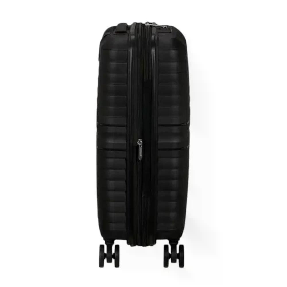 Mala Pequena de Bordo 10kg Polipropileno Rodas 360º FlyTwisty American Tourister Preto 5