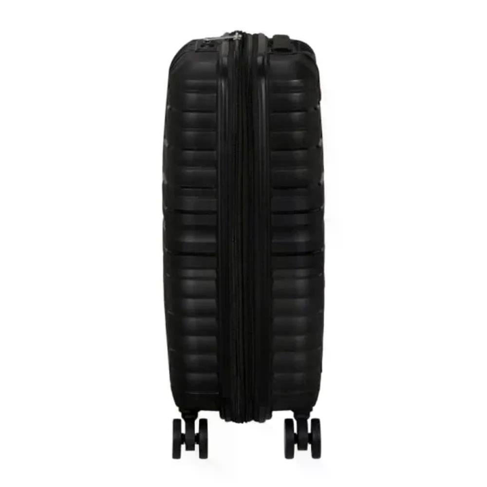 Mala Pequena de Bordo 10kg Polipropileno Rodas 360º FlyTwisty American Tourister Preto 6