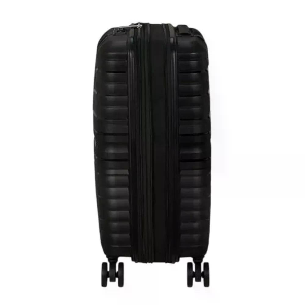 Mala Pequena de Bordo 10kg Polipropileno Rodas 360º FlyTwisty American Tourister Preto 7