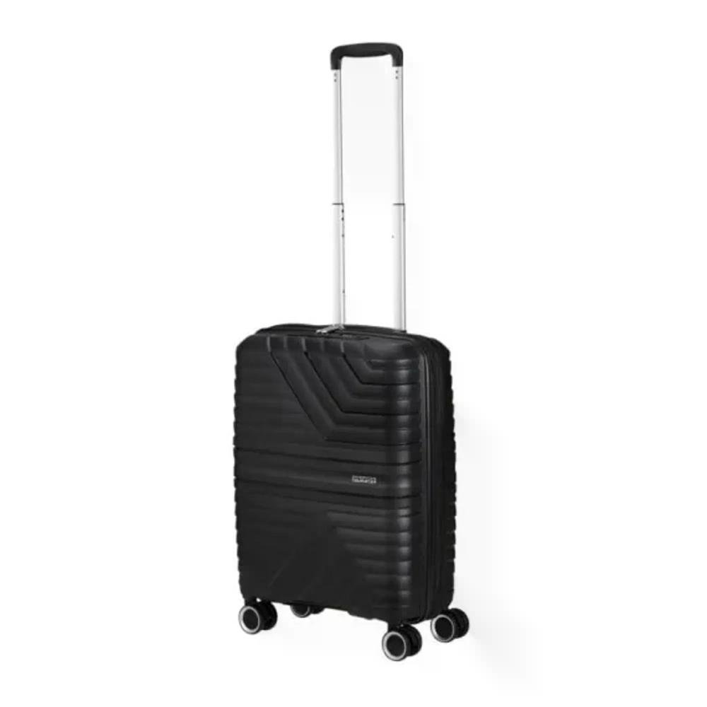 Mala Pequena de Bordo 10kg Polipropileno Rodas 360º FlyTwisty American Tourister Preto 8