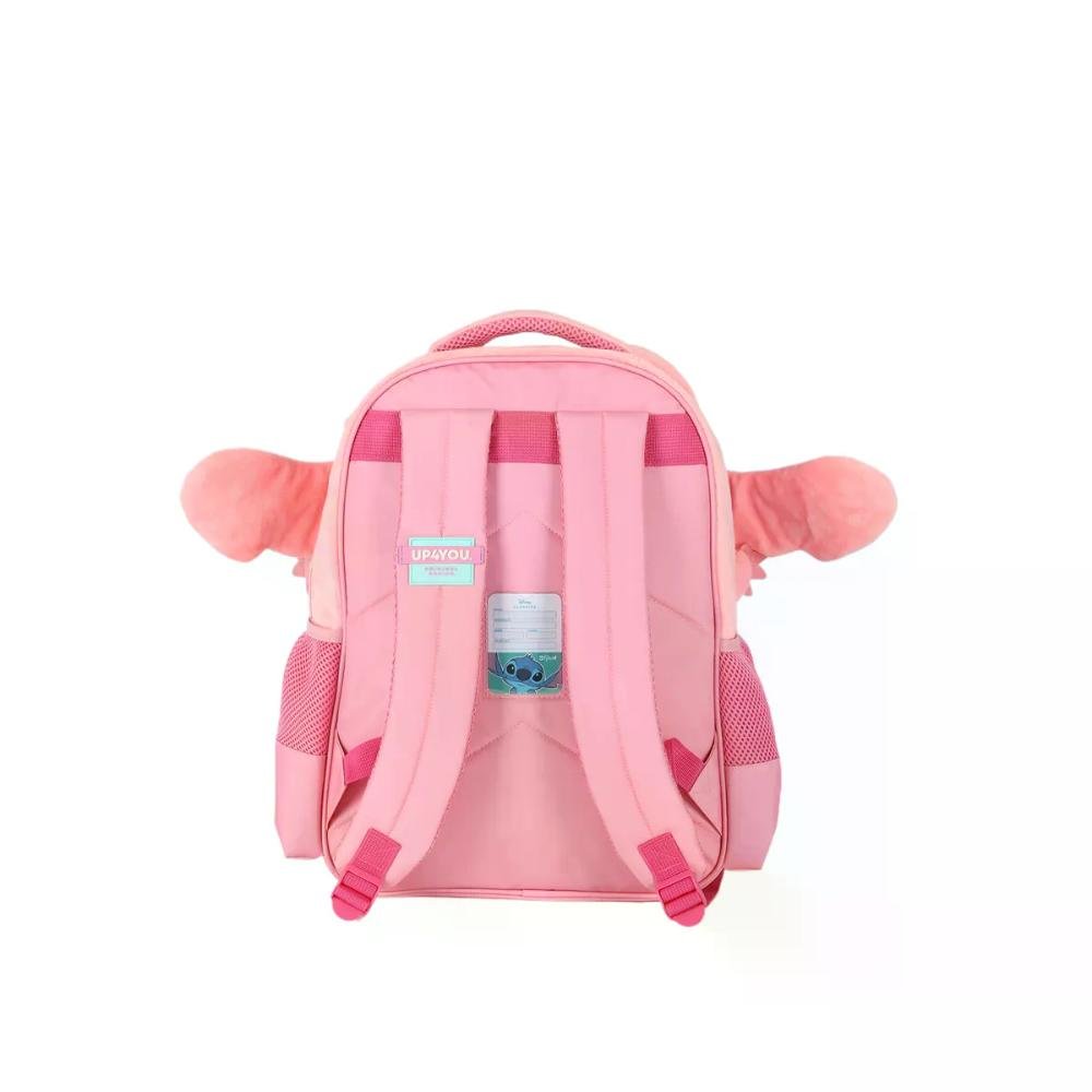 Mochila Escolar Infantil Pelúcia Stitch Up4you Rosa 6