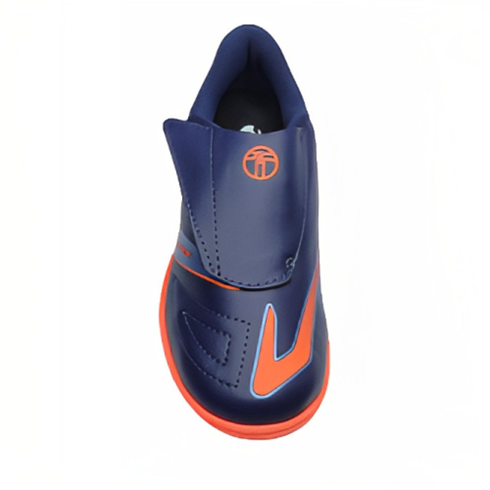 Chuteira Society Infantil Topper Provoke TP04080003 Azul Marinho/Coral 2