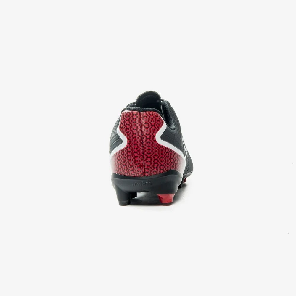 Chuteira Campo Umbro Attak Eternal 1035651 Preto/Vermelho 5