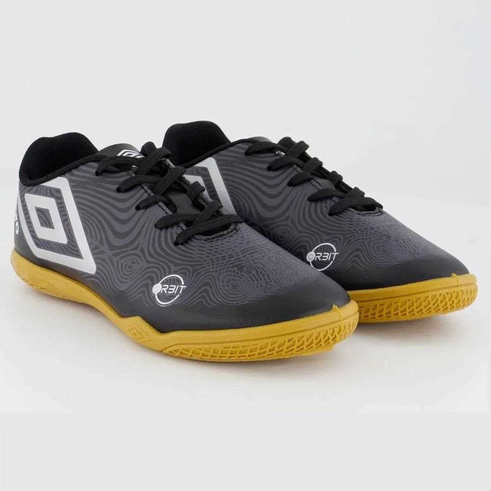 Chuteira Futsal Infantil Umbro Orbit Jr 1169682 Preto 2