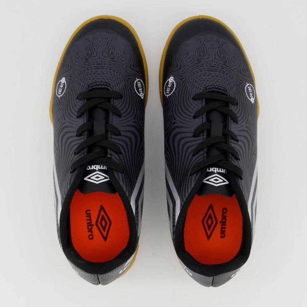 Chuteira Futsal Infantil Umbro Orbit Jr 1169682 Preto 3