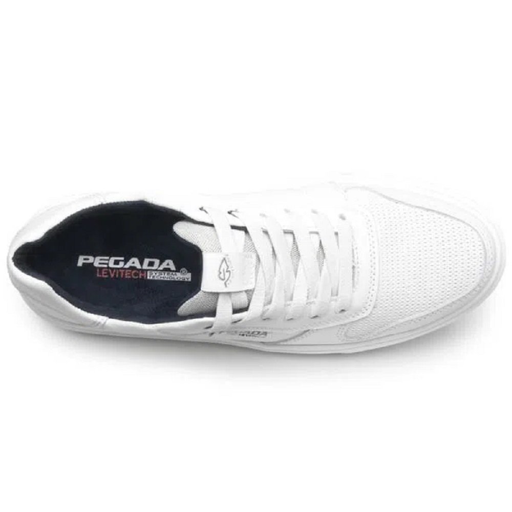 Sapatênis Masculino Pegada Em Couro 110921 Branco 5