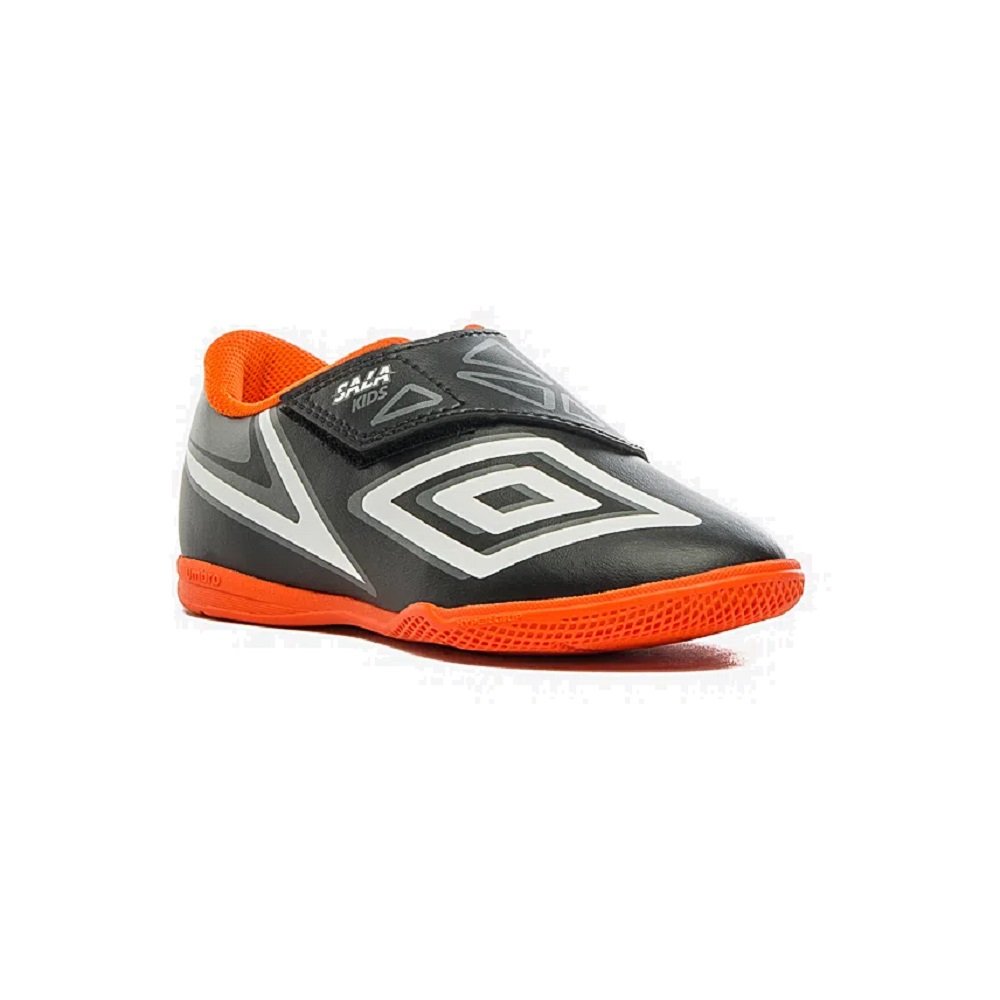 Chuteira Futsal Infantil Umbro Sala V Kids 1169863 Preto/Laranja 2