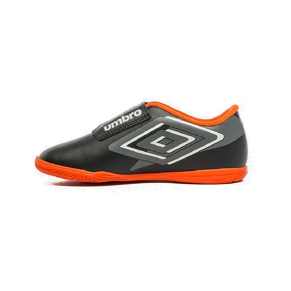 Chuteira Futsal Infantil Umbro Sala V Kids 1169863 Preto/Laranja 3