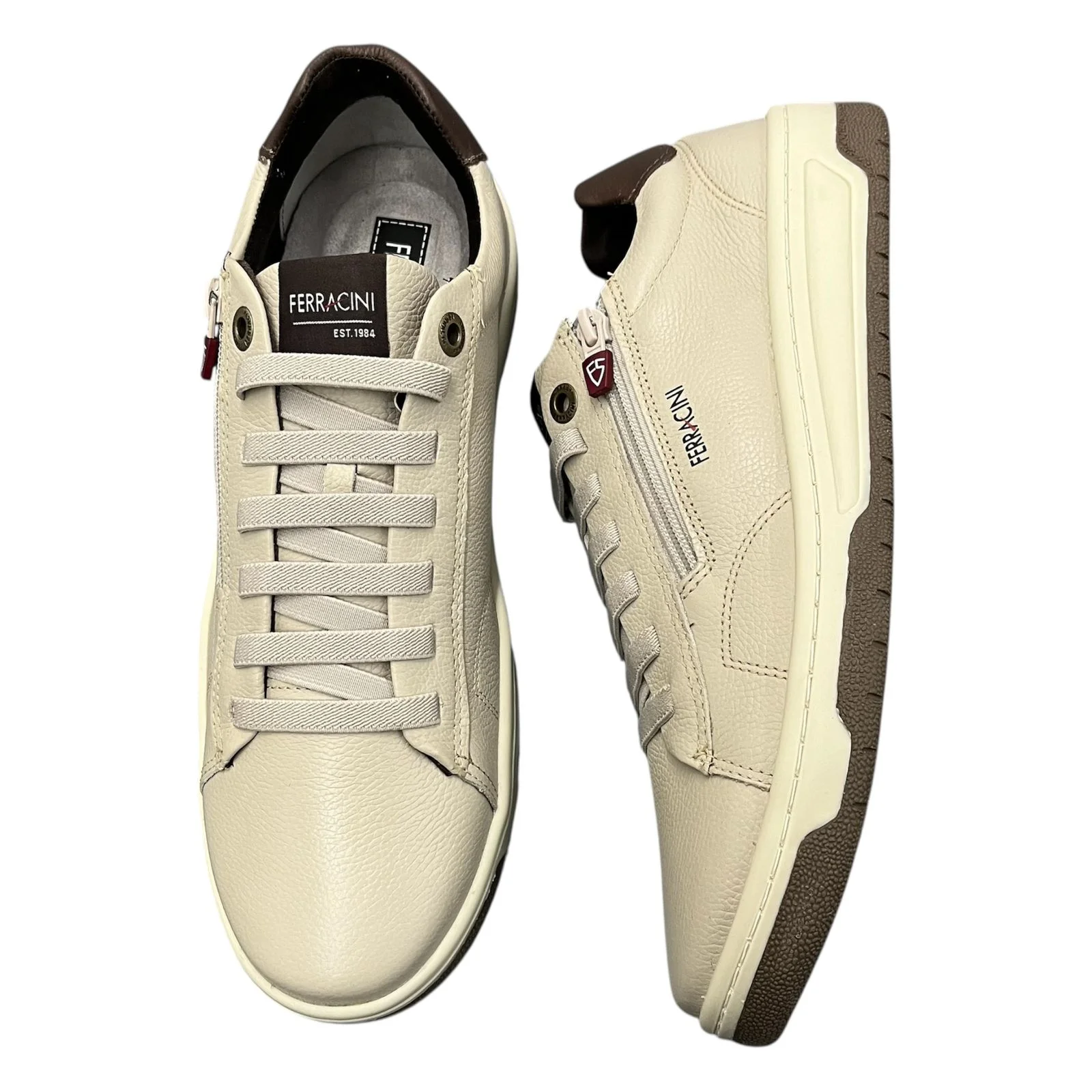 Sapatênis Ferracini Dubay Em Couro Vox 8052-617C Off White 3