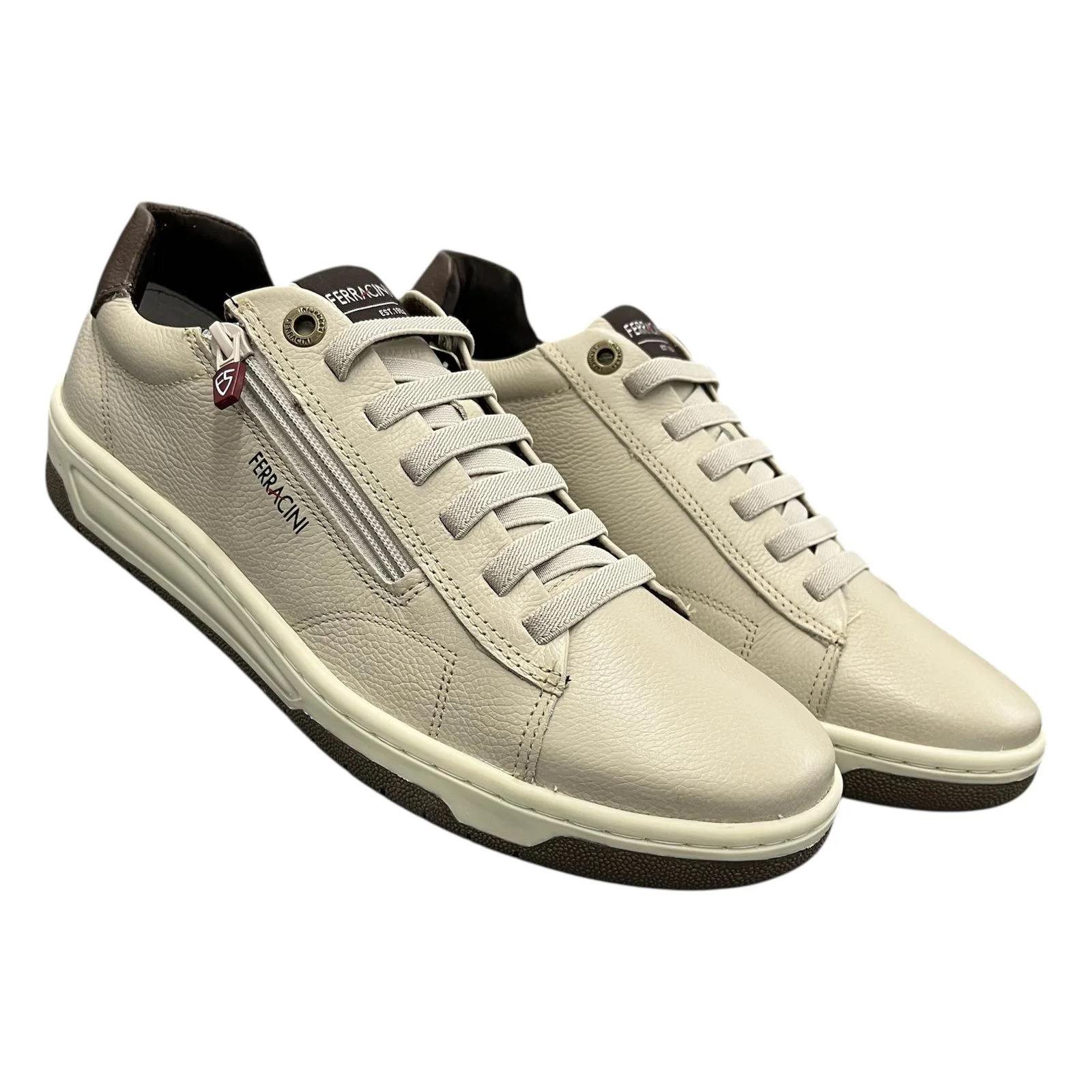 Sapatênis Ferracini Dubay Em Couro Vox 8052-617C Off White 4