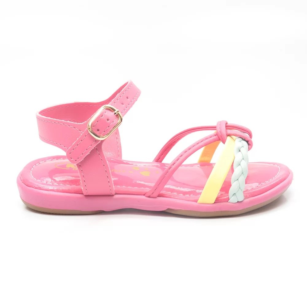 Sandália Infantil Menina Kidy Baby Equilíbrio Pink 0844-0591