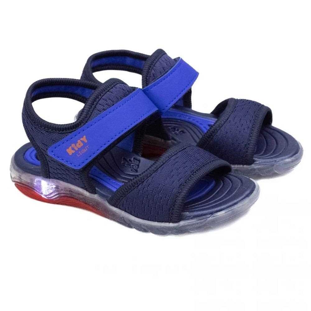Sandália Papete Infantil Meninos Kidy Wave Light 0027-7765 Azul 2