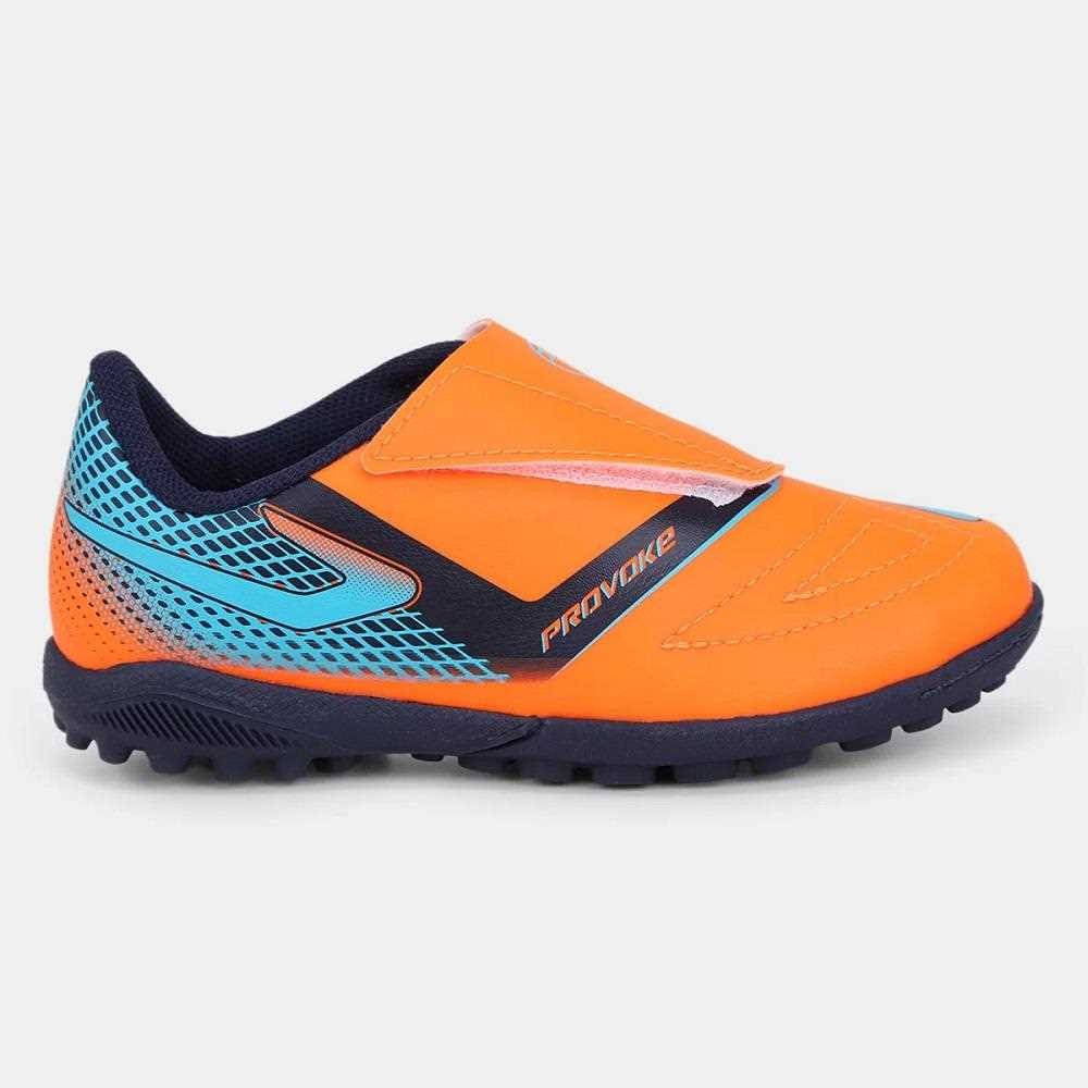 Chuteira Society Infantil Topper Provoke Laranja