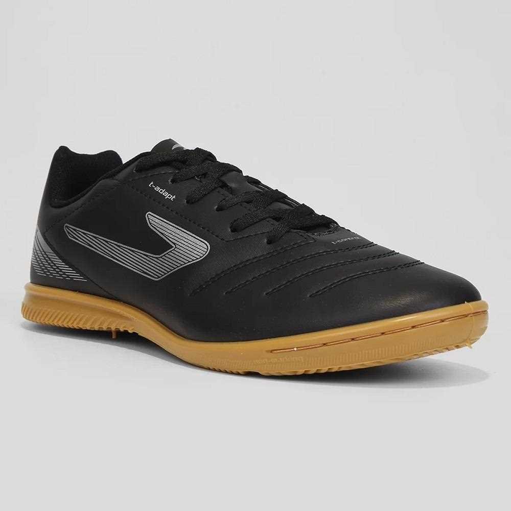 Chuteira Futsal Topper Cup VI Preto Preto/Prata 2