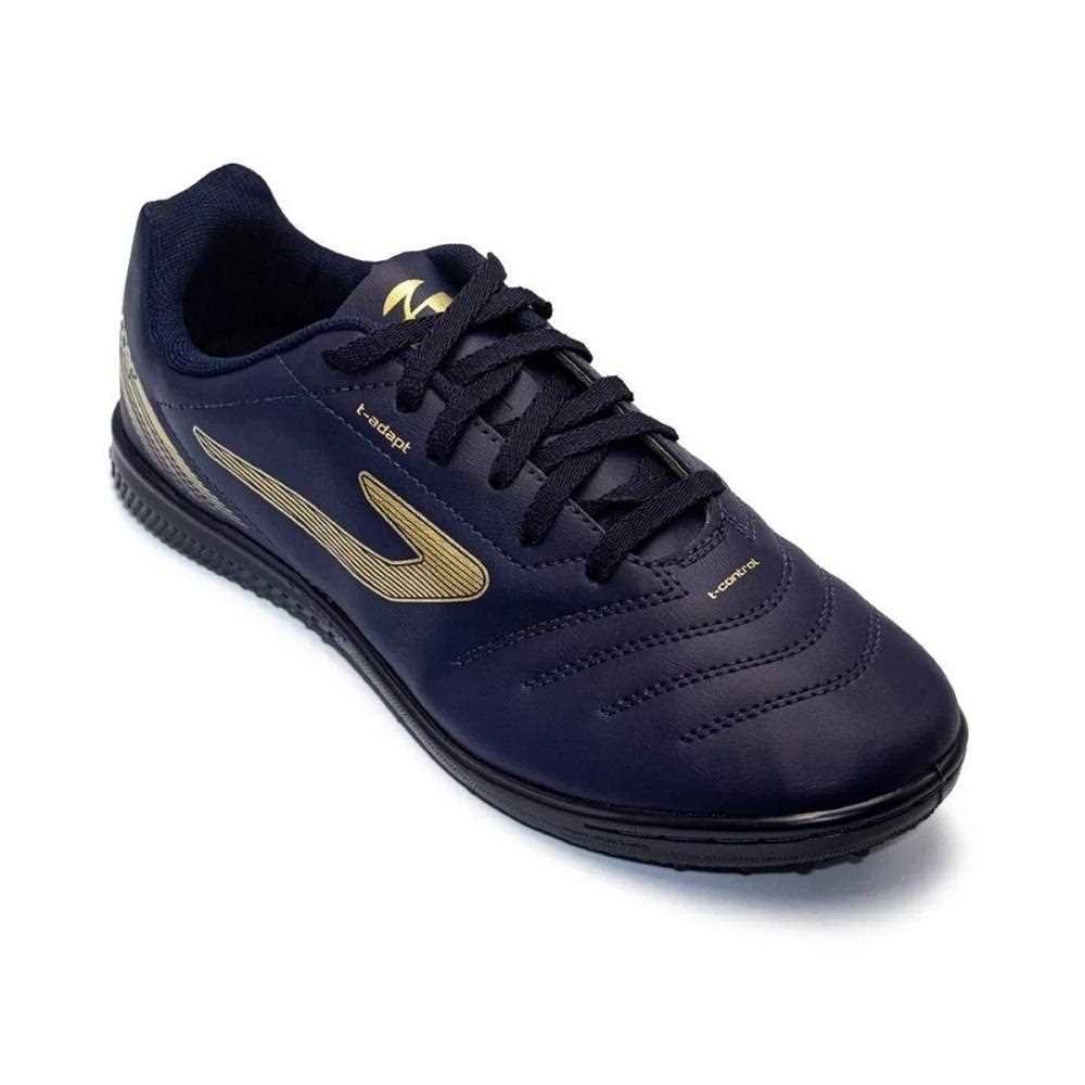 Chuteira Society Topper Cup VI Marinho Azul Marinho/Dourado 2