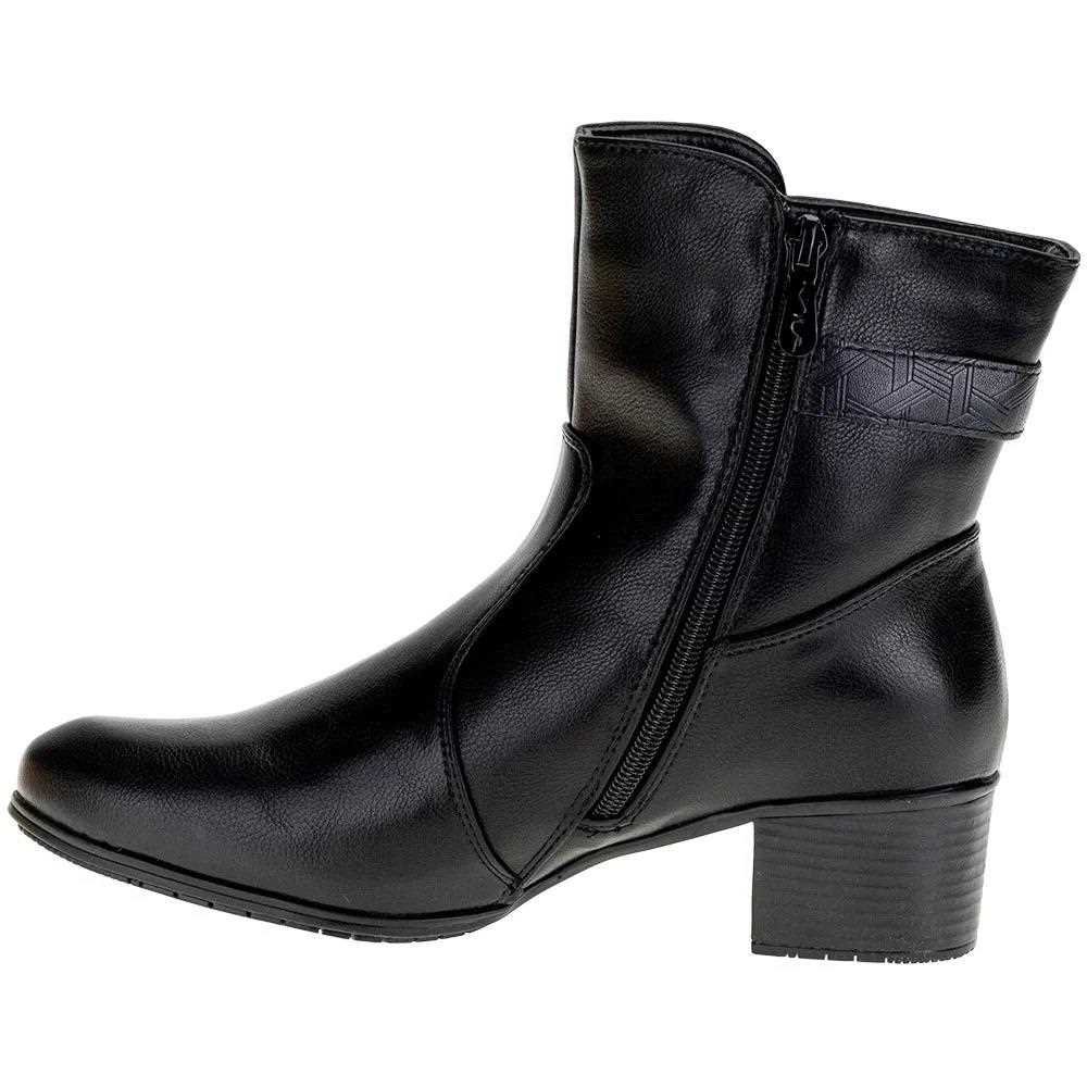 Bota Feminina Cano Curto Mooncity Salto Grosso 72075 Preto 4