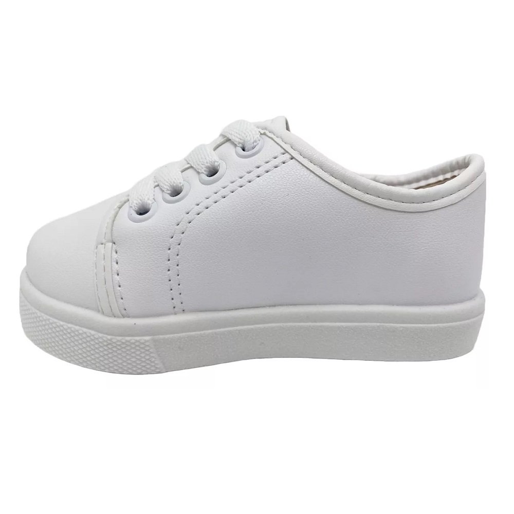 Tênis Infantil Meninas Molekinha Napa 2118.569 Branco 3