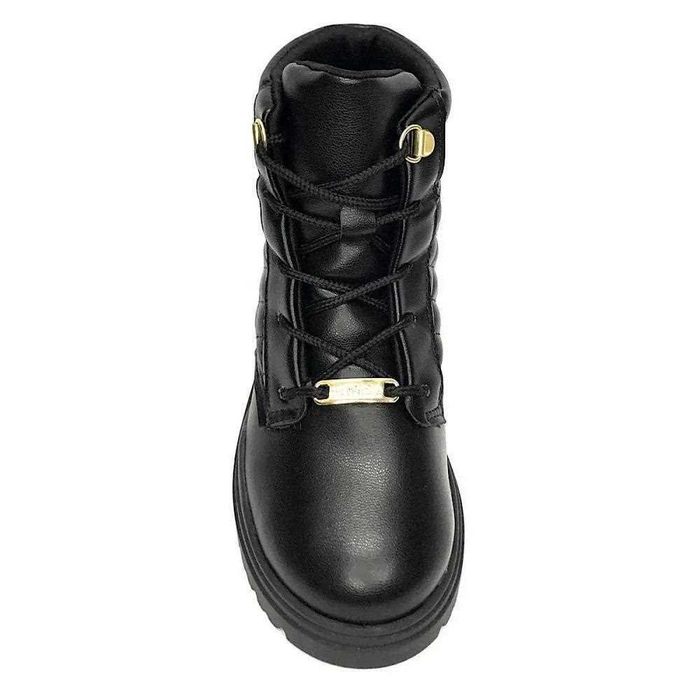 Bota Coturno Infantil Meninas Molekinha Napa 2179.201 Preto 3