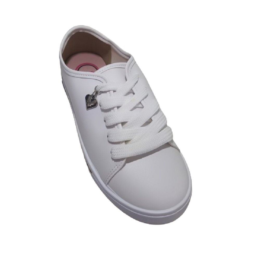 Tênis Infantil Meninas Molekinha Napa 2524.847 Branco 2