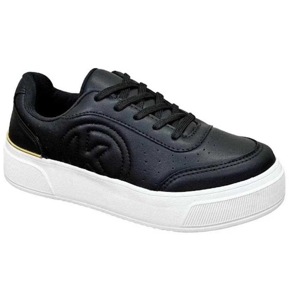 Tênis Casual Flatform Feminino Kolosh Hades C3547 Preto 2