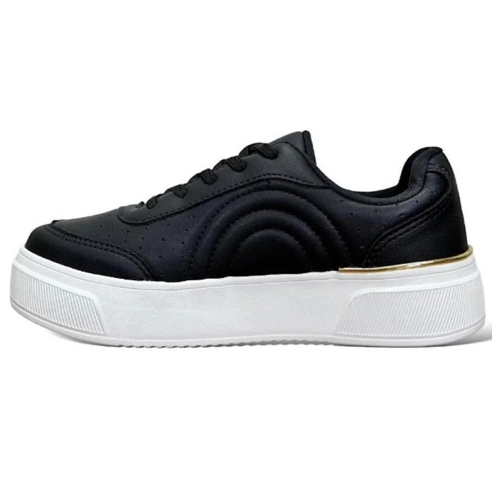 Tênis Casual Flatform Feminino Kolosh Hades C3547 Preto 4