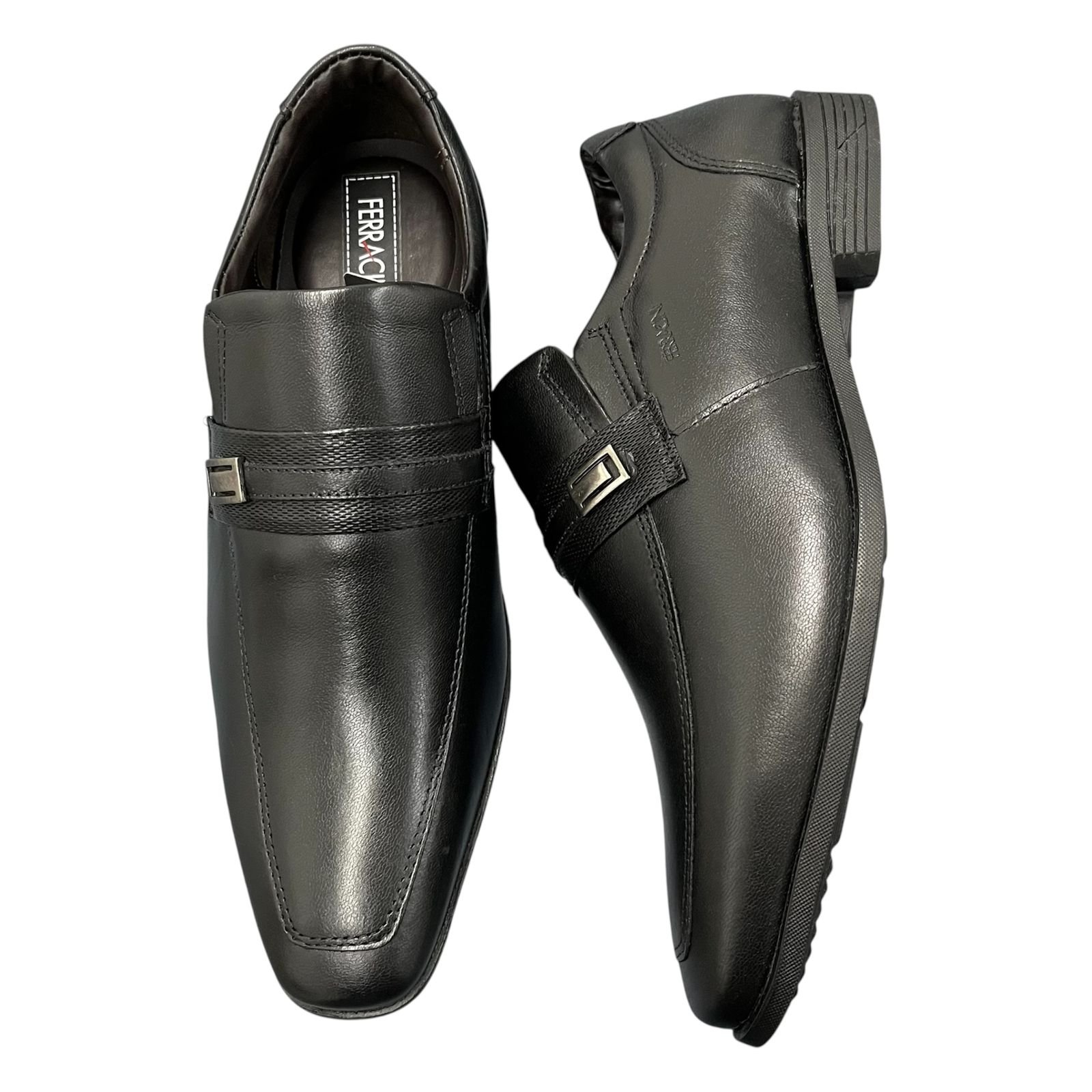 Sapato Social Masculino Ferracini Em Couro 4462-281G Preto 3