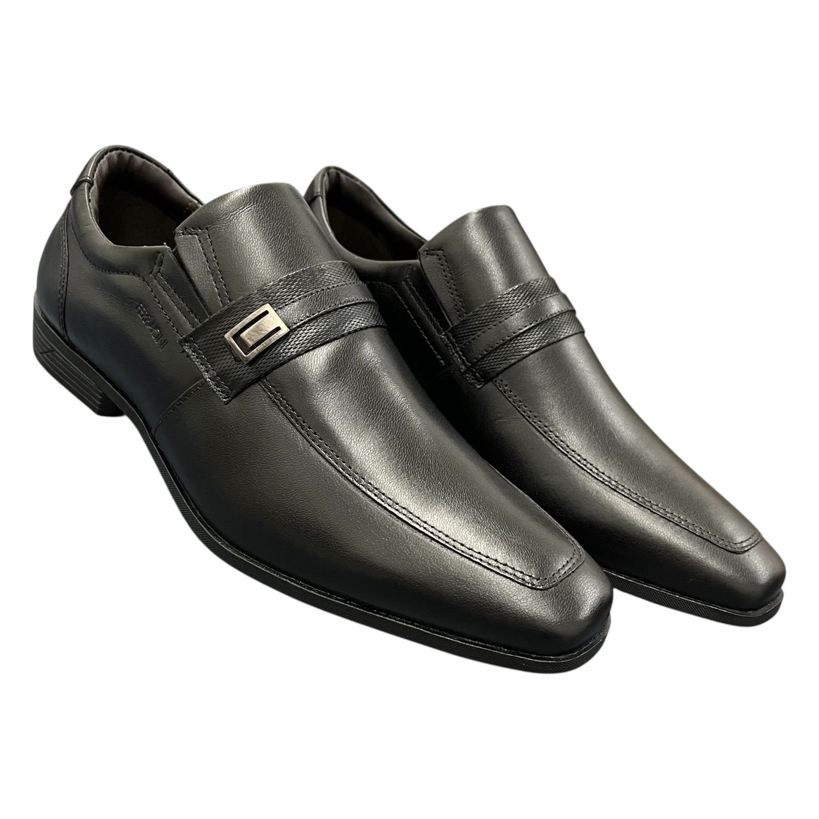 Sapato Social Masculino Ferracini Em Couro 4462-281G Preto 4