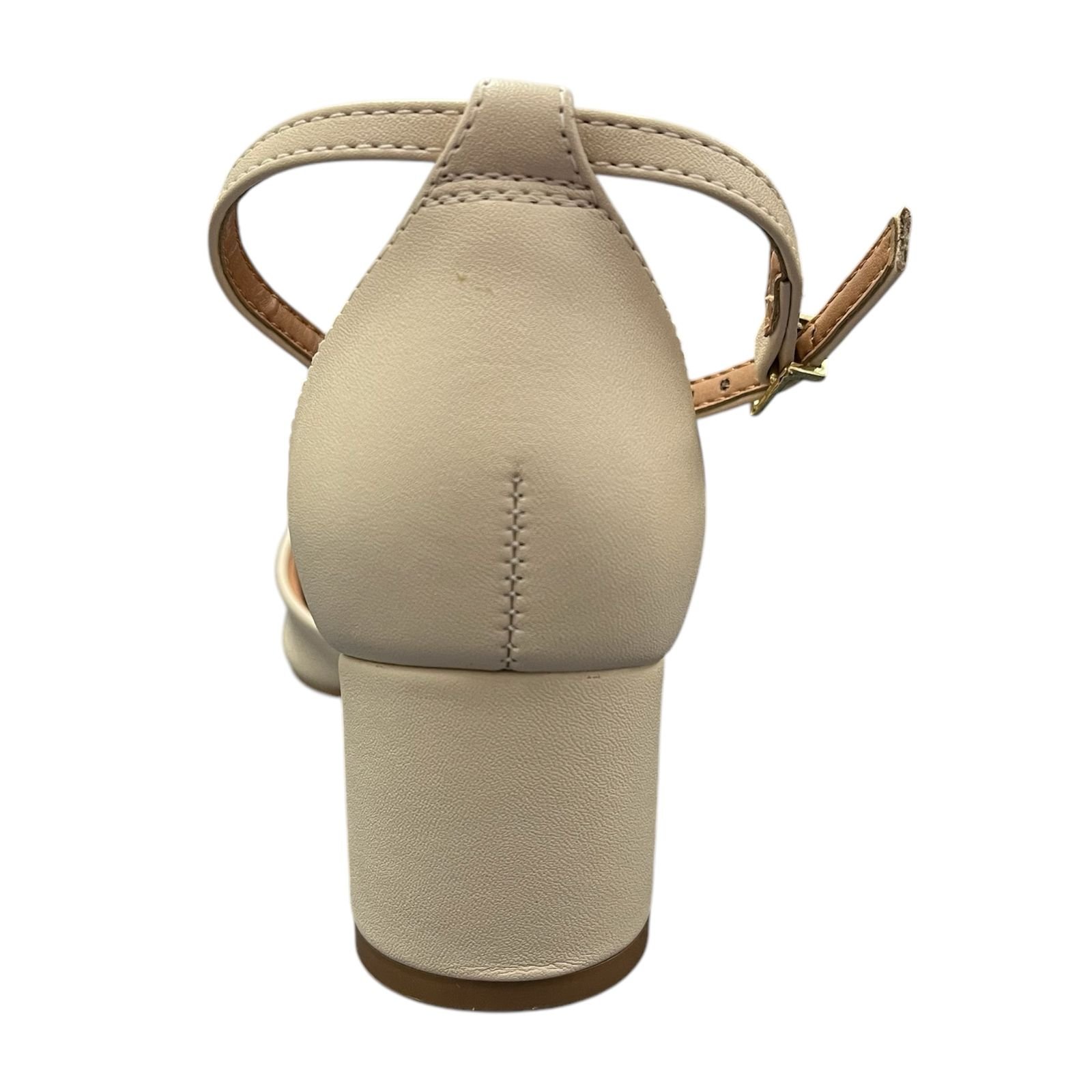 Sapato Scarpin Salto Bloco Vizzano Pelica 1220.317 Creme 4