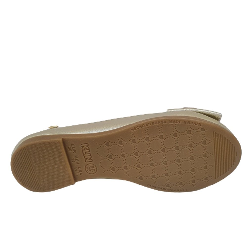Sapatilha Infantil Klin Princesa 151163000 Dourado 4