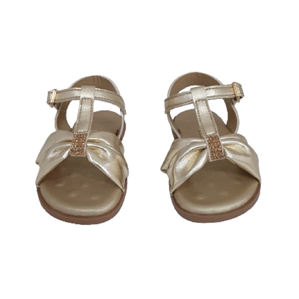 Sandália Infantil Meninas Bibi Shine Mini 1233015 Dourado 2