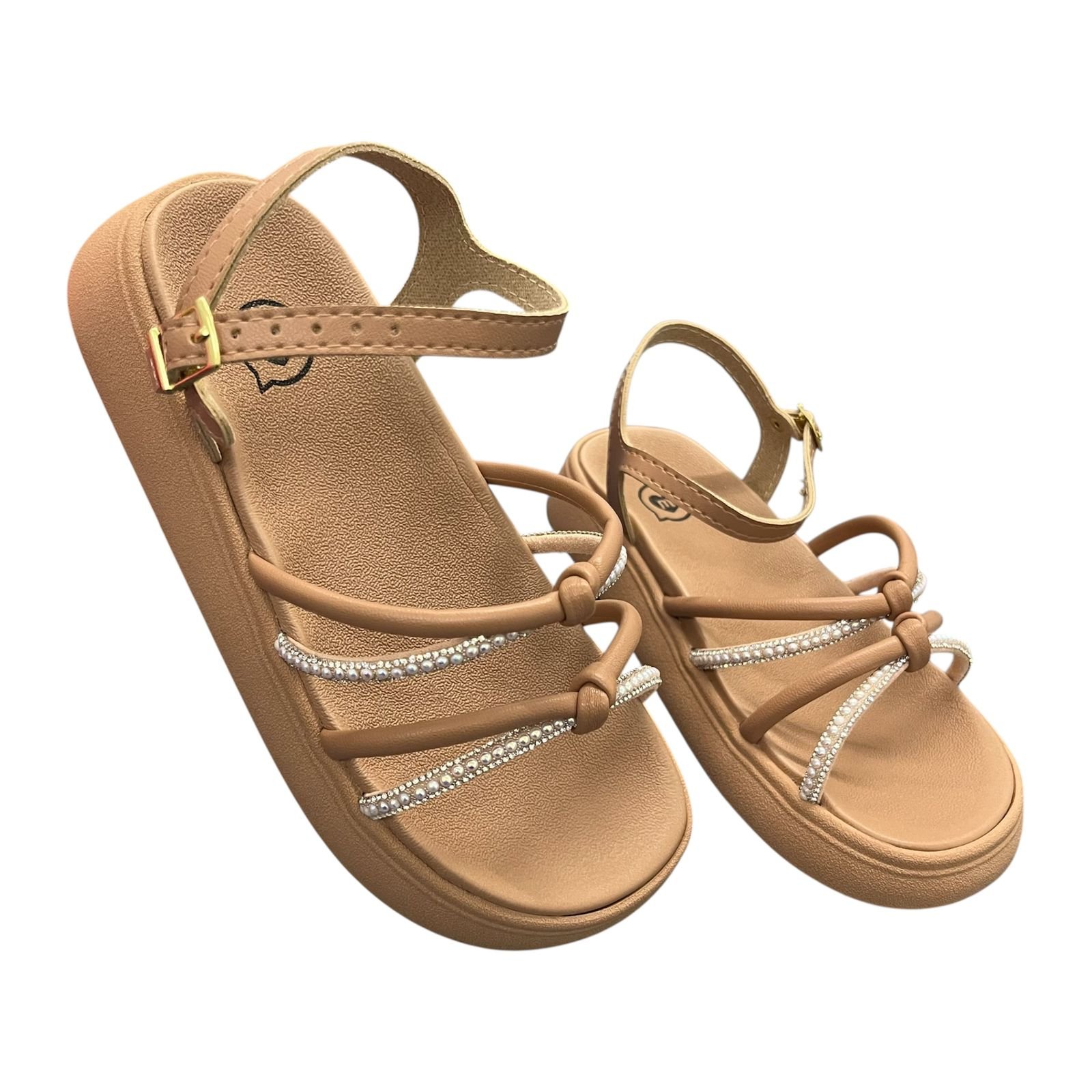 Sandália Papete Molekinha 2358.106 Nude 3