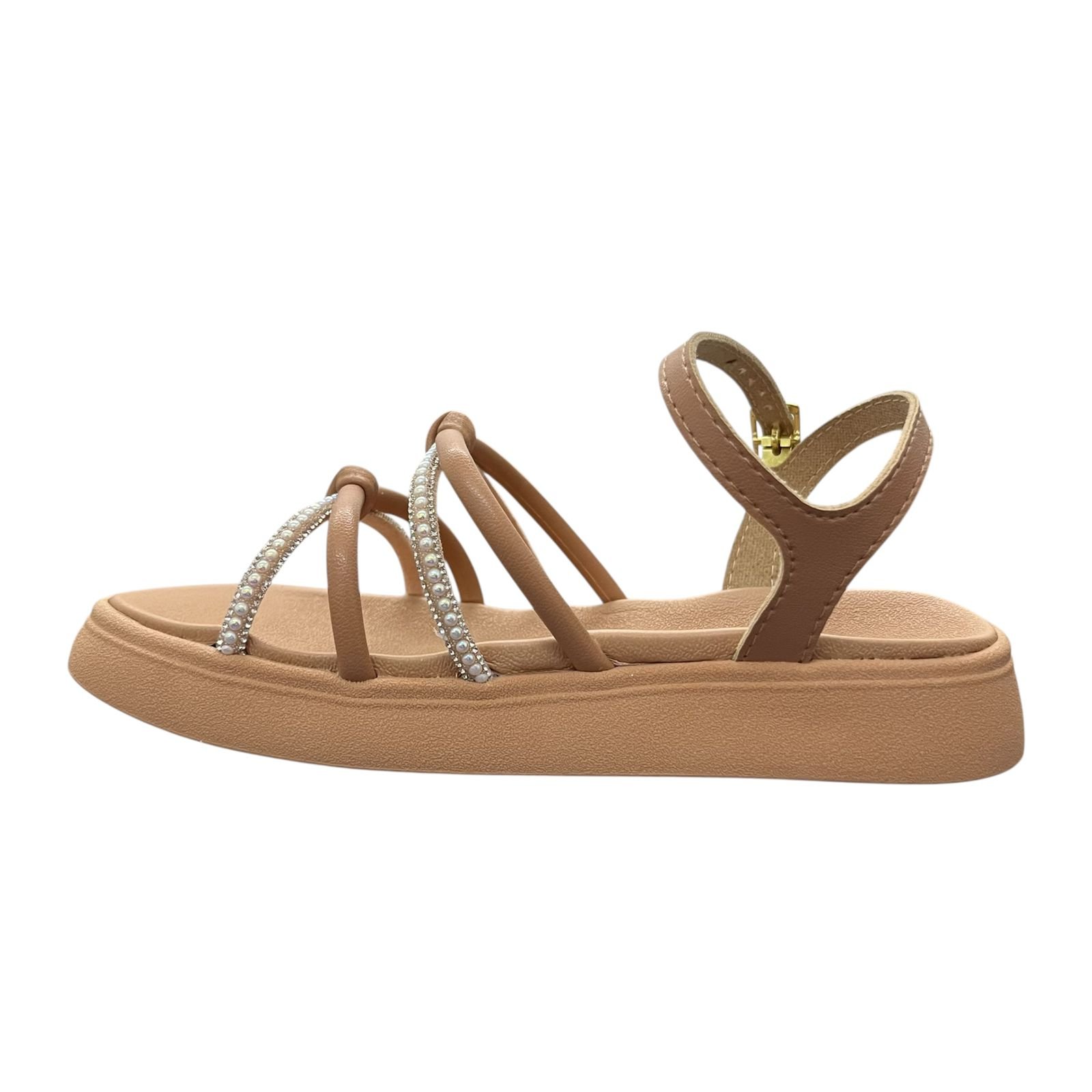 Sandália Papete Molekinha 2358.106 Nude 5