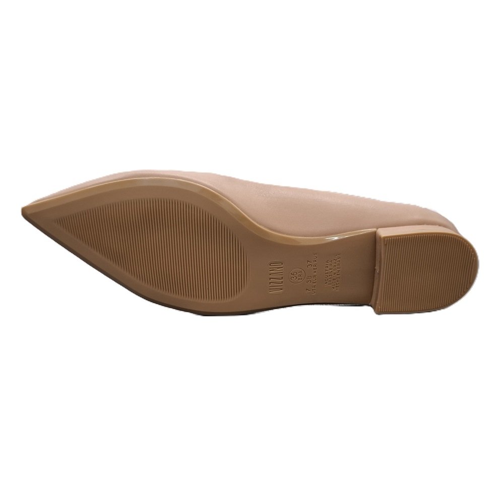 Sapatilha Feminina Bico Fino Vizzano Pelica 1206.261 Nude 4