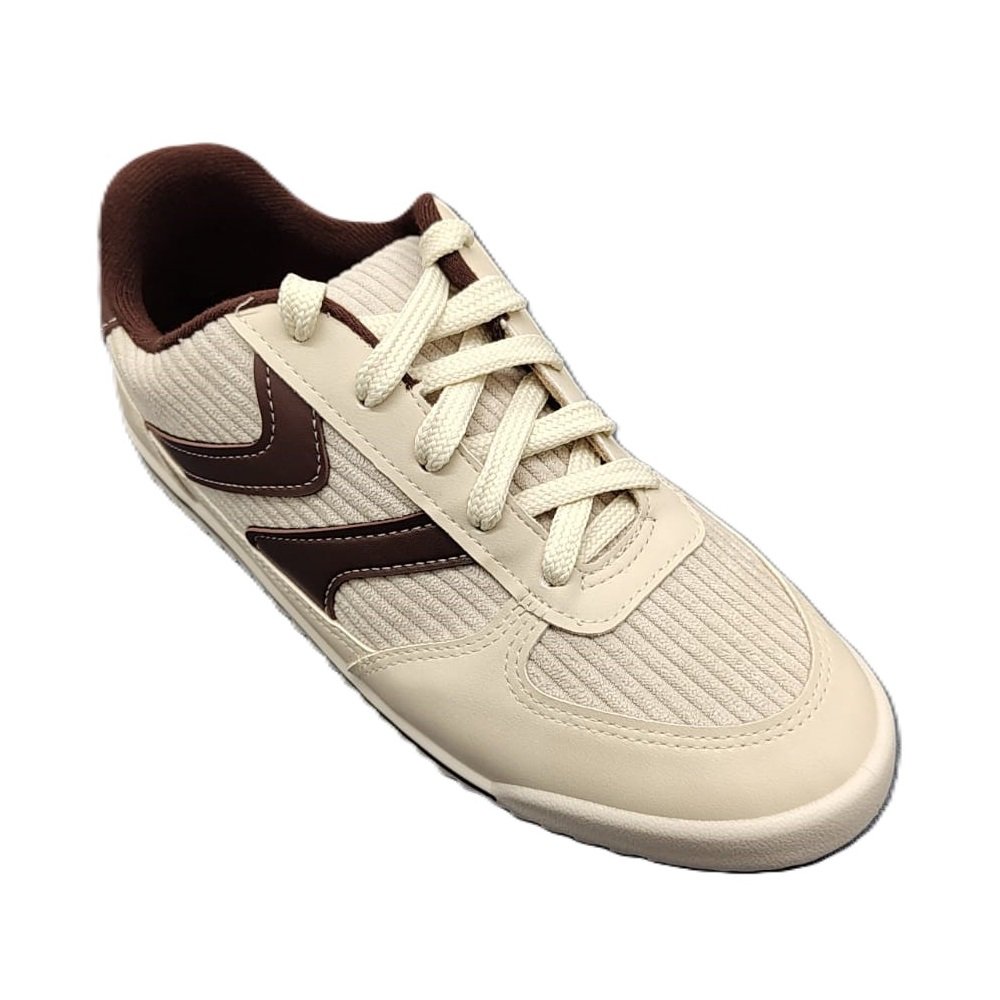 Tênis Casual Feminino Moleca Napa 5818.101 Off White 2