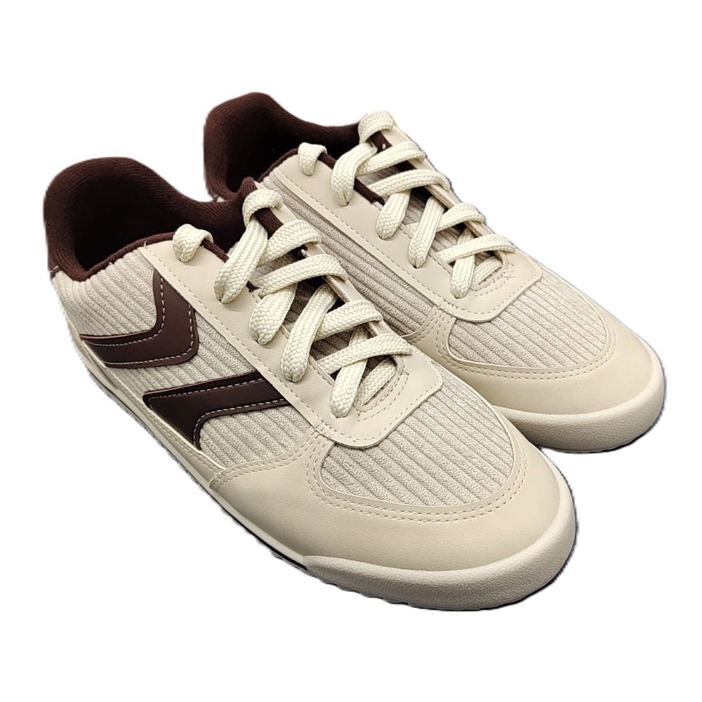 Tênis Casual Feminino Moleca Napa 5818.101 Off White 6