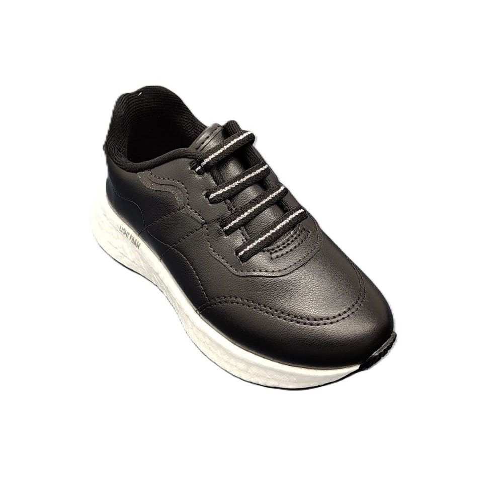 Tênis Infantil Meninas Molekinha Napa 2580.102 Preto 2