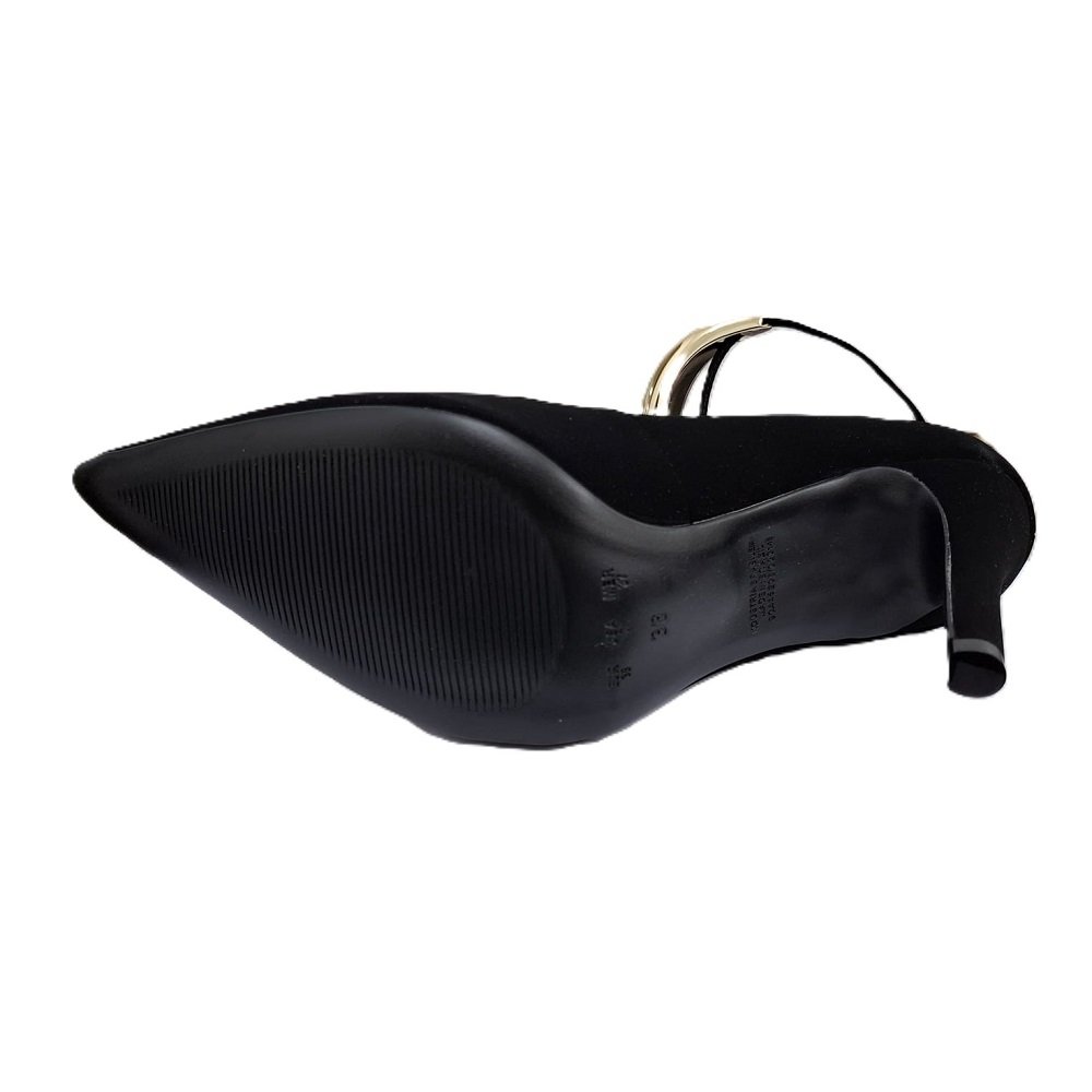 Sapato Scarpin Bebecê Nobuck T9430-245 Preto 3