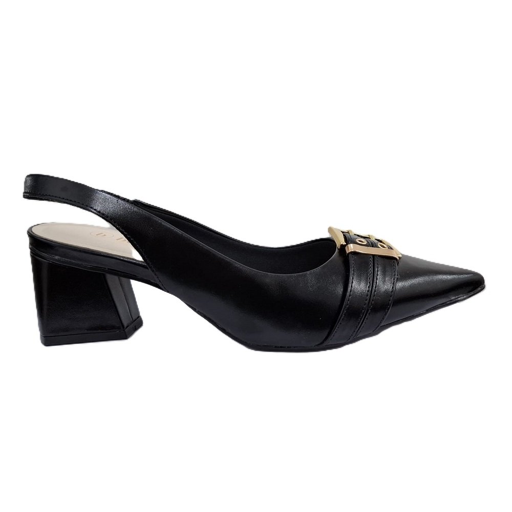 Sapato Scarpin Slingback Bebecê Napa T3838-536
