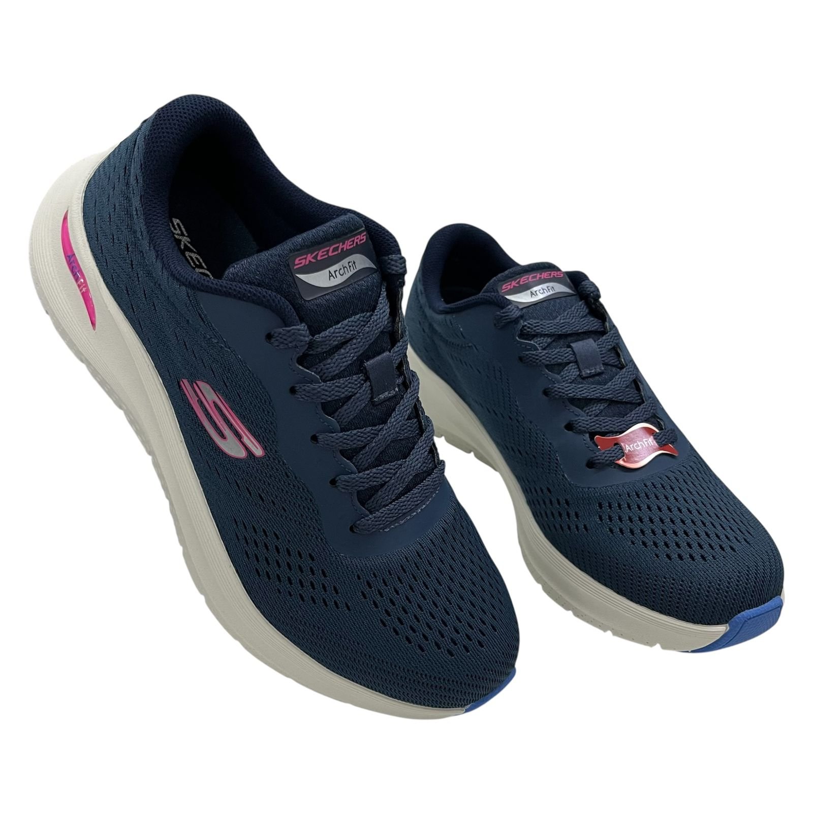 Tênis Skechers Arch Fit 2.0 Feminino 150051 Cinza Azul Marinho 5