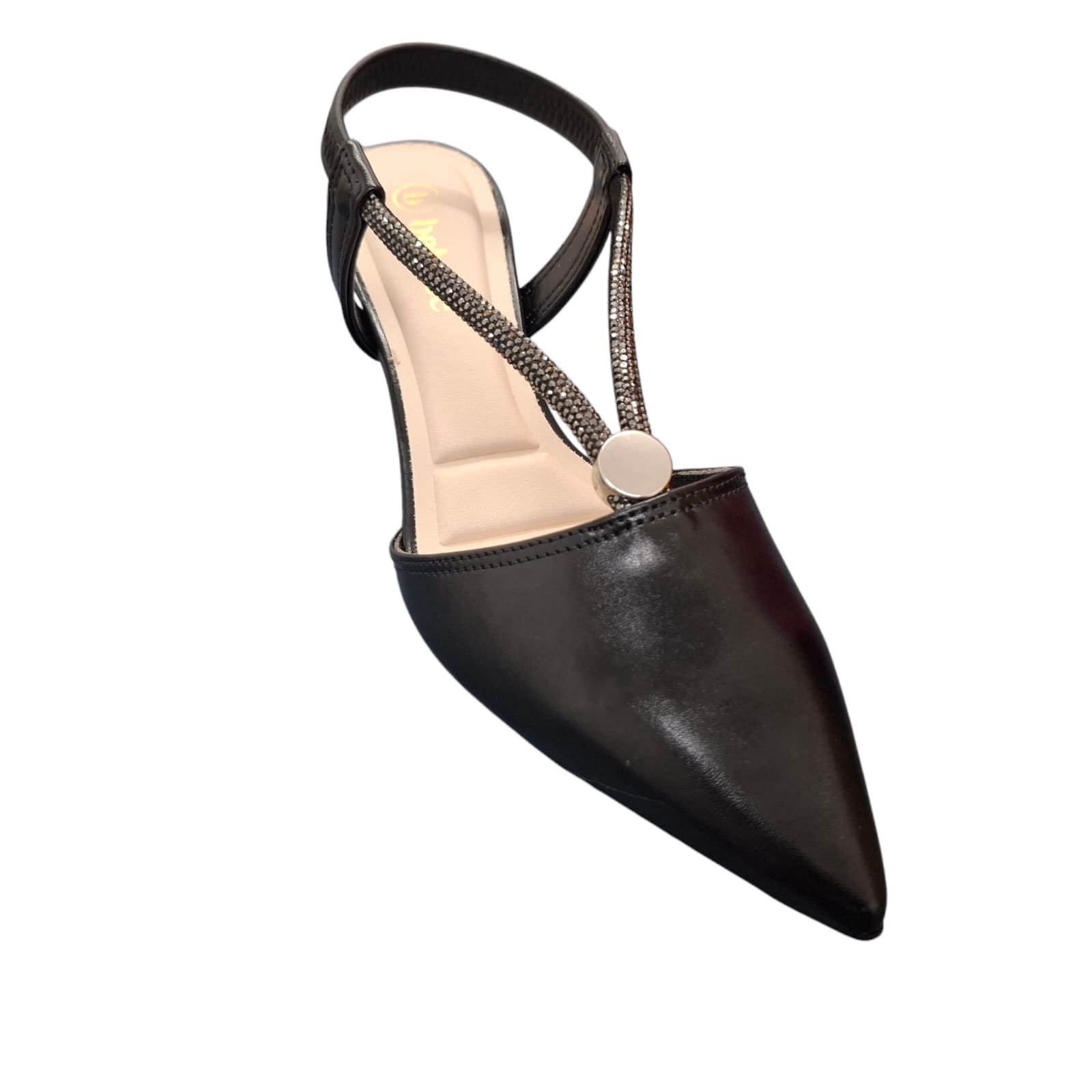 Sapato Scarpin Bebecê Napa Nude T3814-334 Preto 2