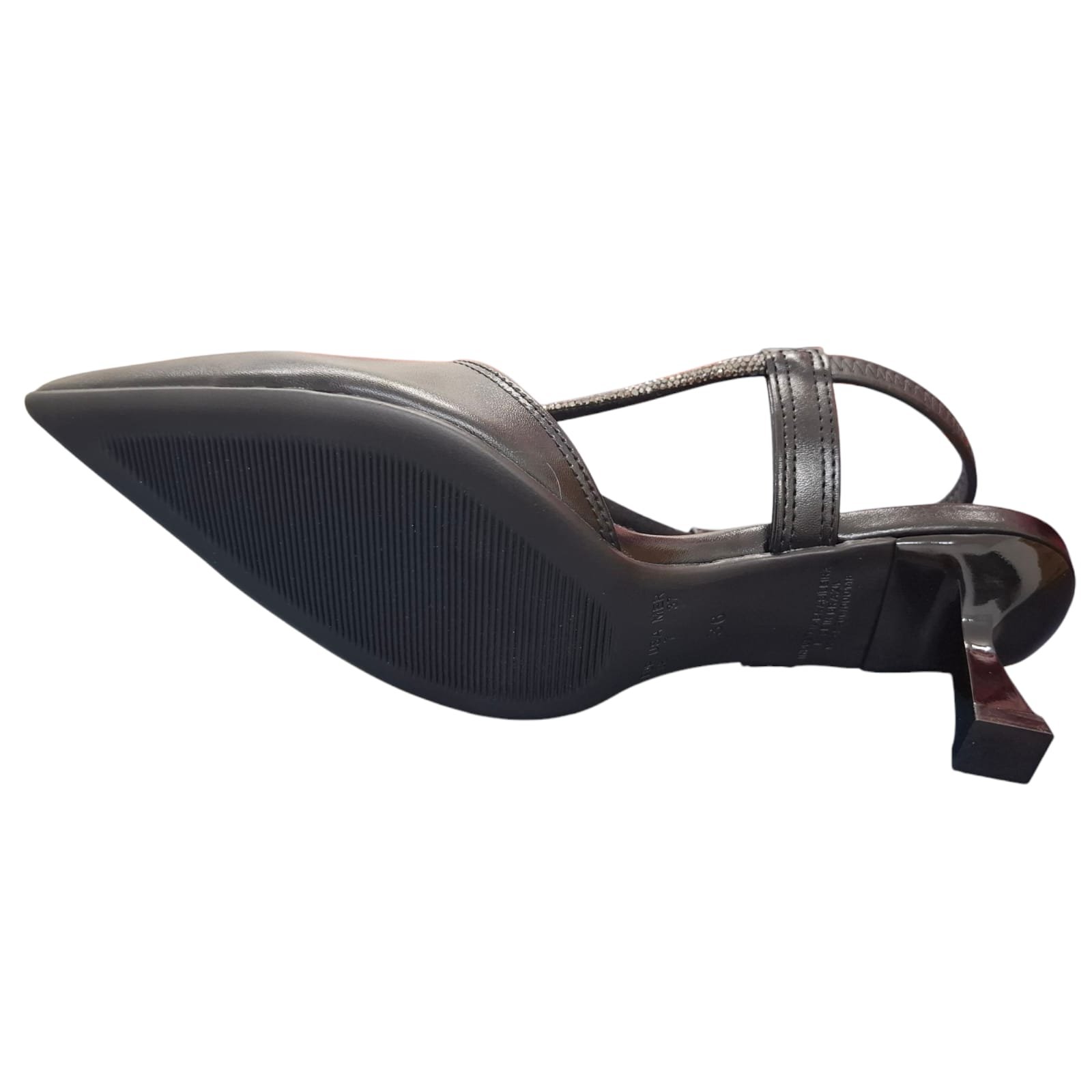 Sapato Scarpin Bebecê Napa Nude T3814-334 Preto 4