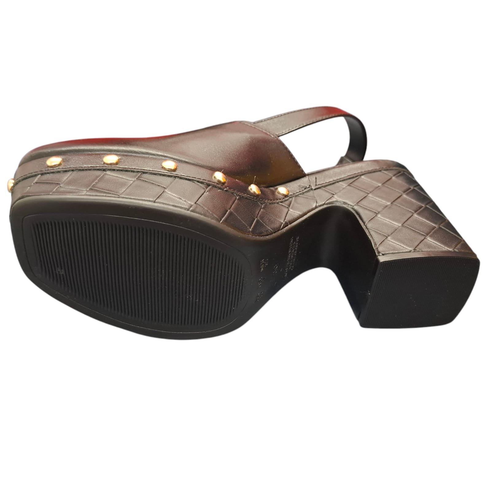 Clog Bebecê Salto Alto Napa T5120-664 Preto 4