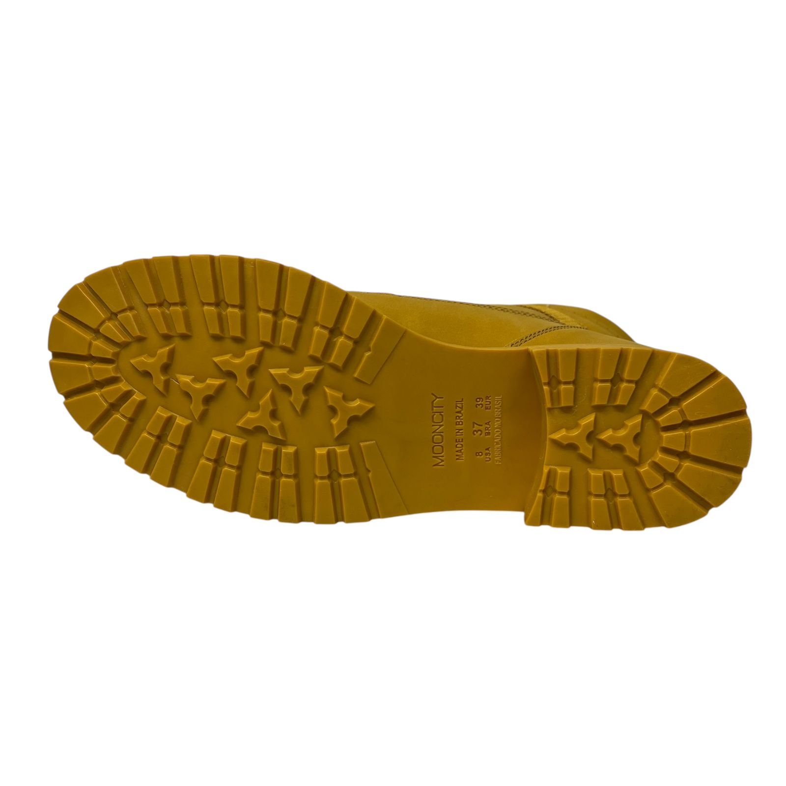 Bota Mooncity Nobuck Cano Curto 72125 Preto Amarelo 4