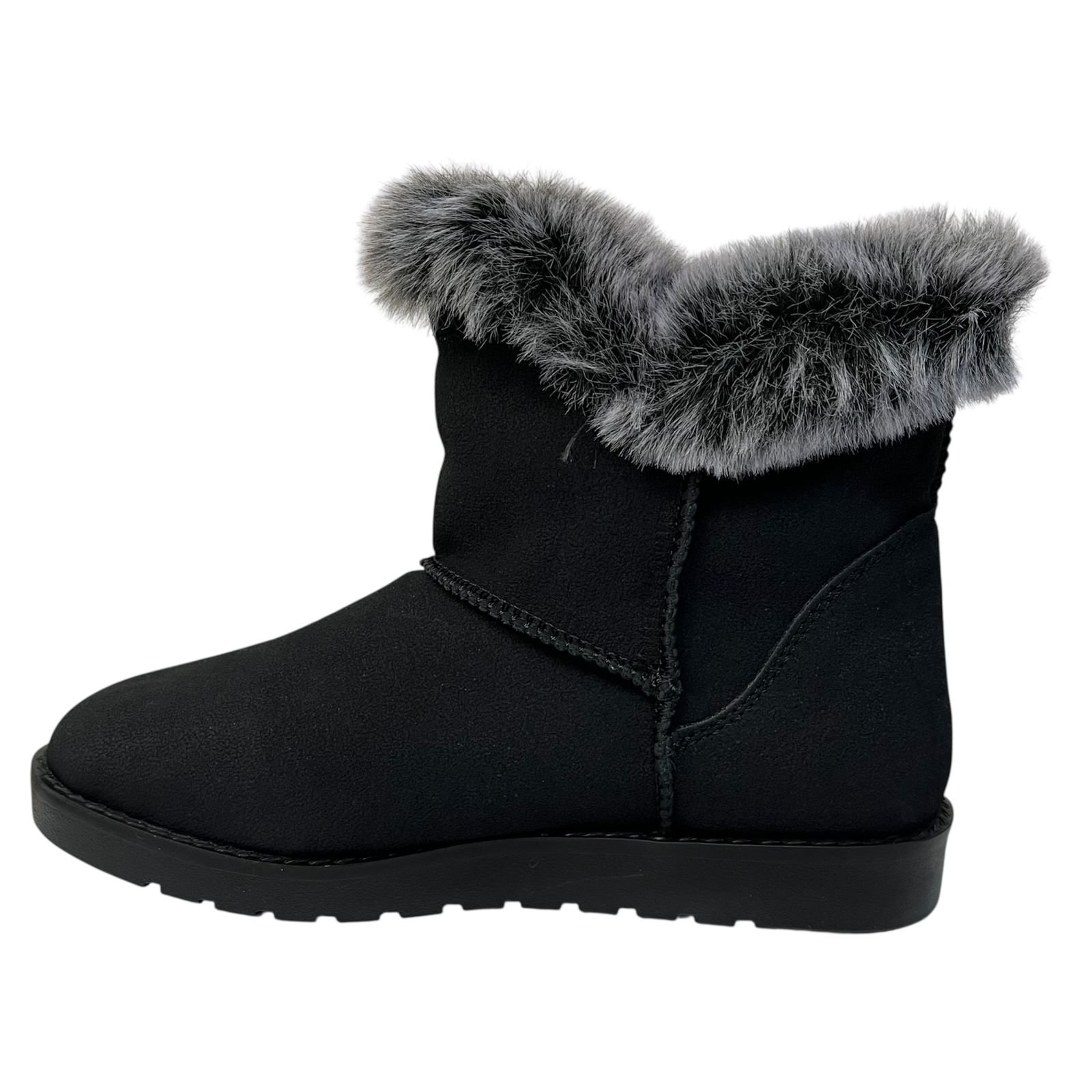 Bota Infantil Cano Curto Mooncity Com Pelo 79804 Preto 5