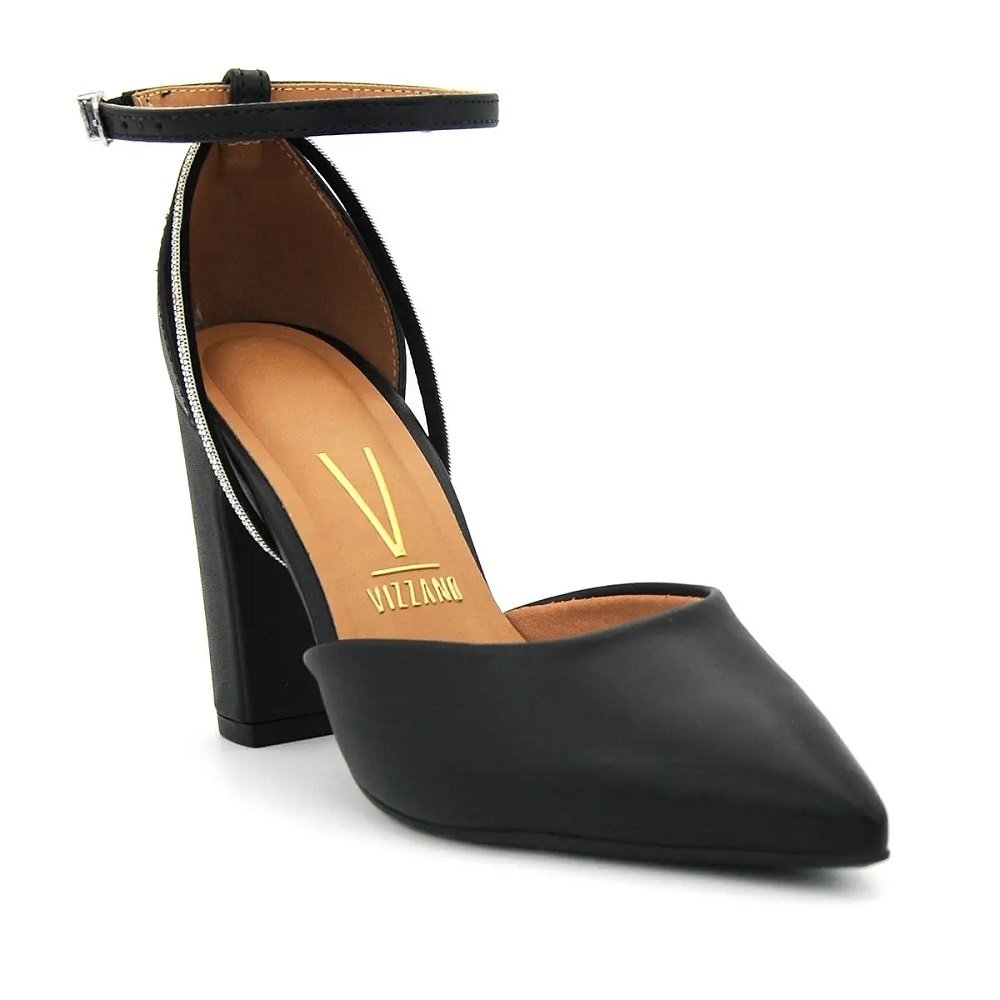 Sapato Scarpin Salto Alto Vizzano 1285.449 Preto 2